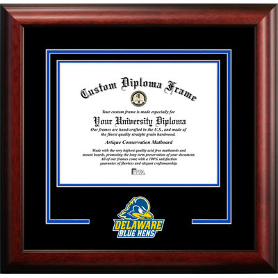 NCAA Deleware Blue Hens Spirit Diploma Frame