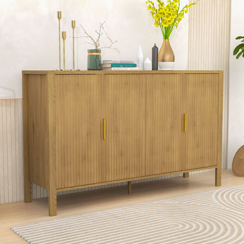 Armoire de rangement moderne avec tablettes réglables et supports de rangement cachés, Noir