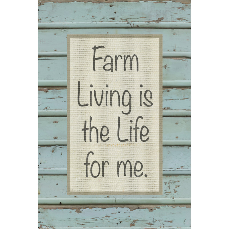 Farm Sentiment II by Alonzo Saunders - Wrapped Canvas Print, 46cm H x 30cm W
