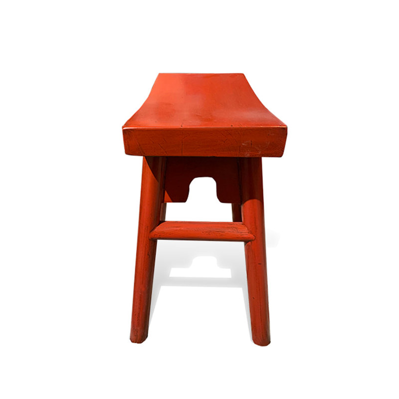 Tabouret papillon à hauteur standard - Rouge, Red, 18.75" H x 16.5" W x 12.25" D