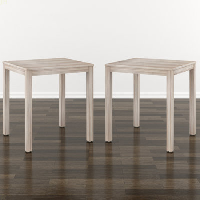 Beige End Tables, Set Of 2