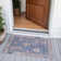 Machine Washable Indoor/Outdoor Xhevrie Blue Rug