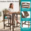 Ensemble de 2 tabourets de bar en PEHD toutes saisons avec chaises Adirondack-959794442
