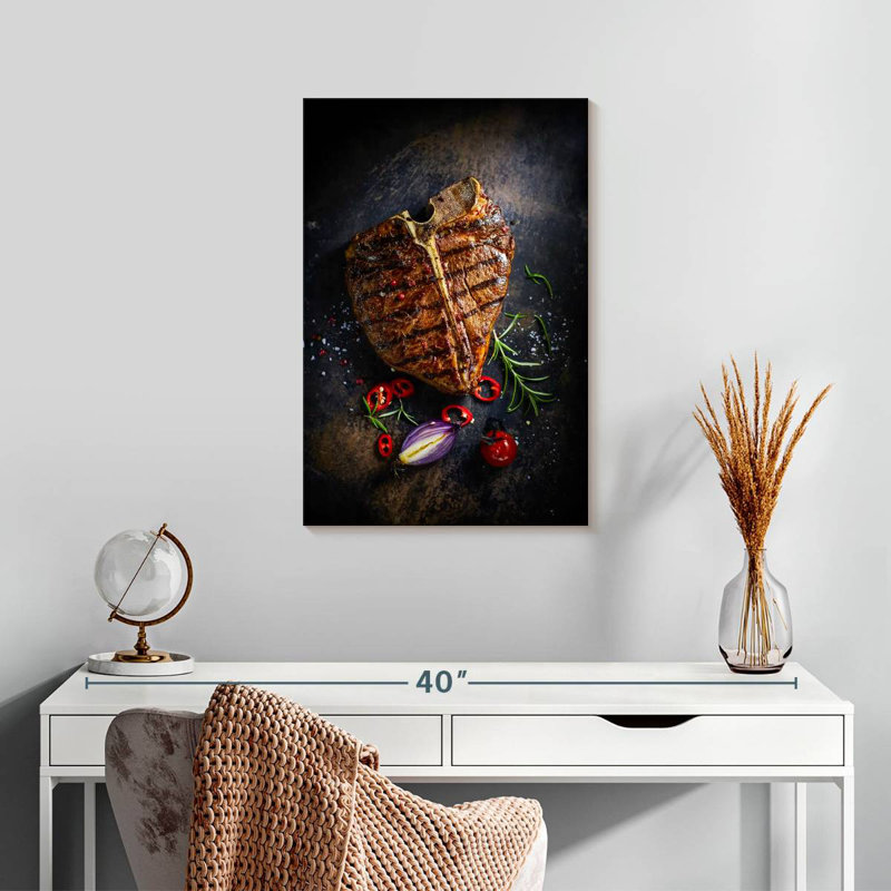Yarlin Grilled T-Bone Steak, 24" H x 16" W