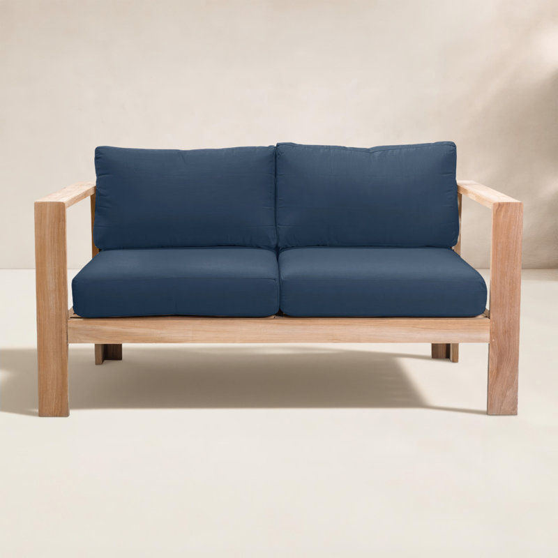 Ando Loveseat with Cushions, Spectrum Indigo Sunbrella®