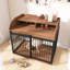 Grande cage pour chien avec roues verrouillables-1407936813