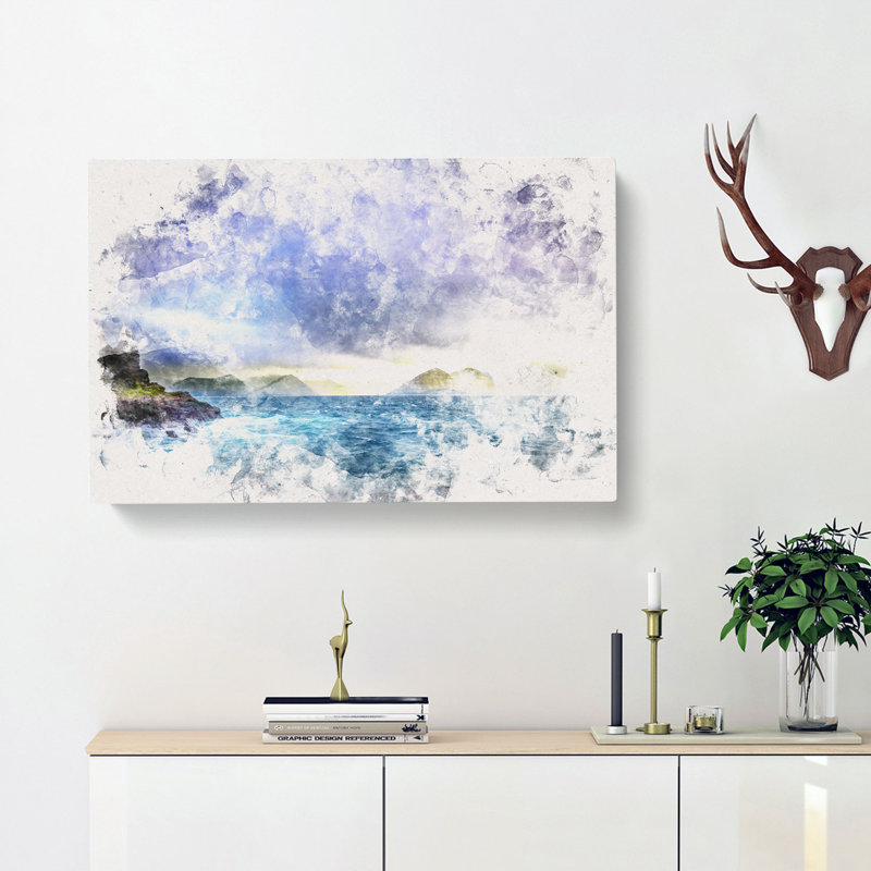 Faroe Island Ocean View - Wrapped Canvas, 50cm H x 76cm W x 3cm D