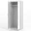 2 Door Wardrobe with Mirror-97707805