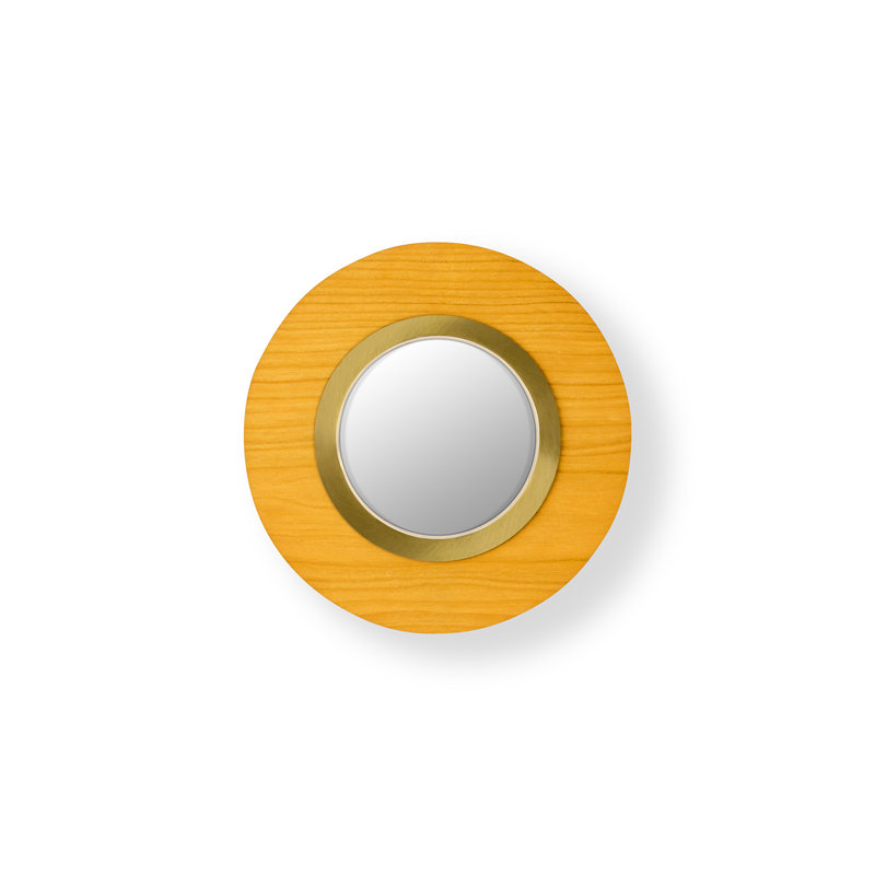 Lens 1 - Light LED Wallchiere, Gold, Yellow