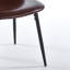 Chaise en PVC 4 pièces brun-1224126665