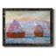 Grainstacks at Giverny, Morning Effect, 1889 - Toile tendue avec châssis rustique-896275835-896275833