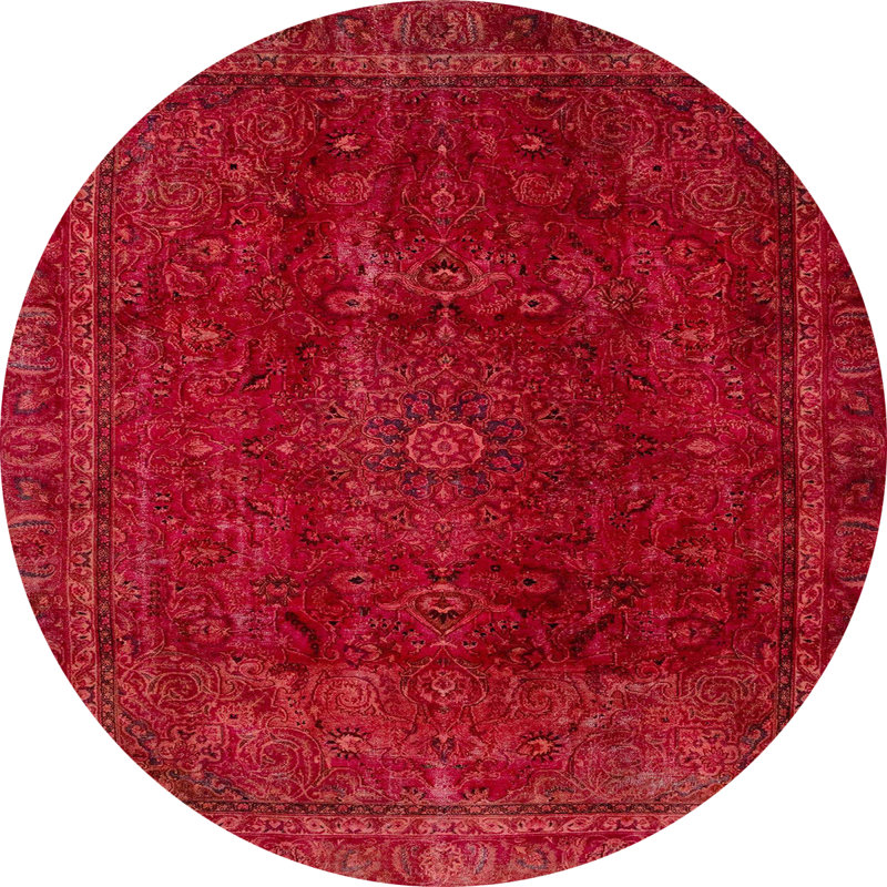 Abstract Indoor Rug, Rectangle 7' x 9'
