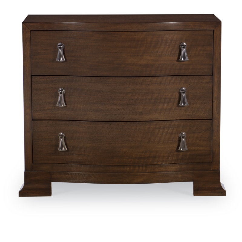 Frasier Serpentine 3 - Drawer Nightstand