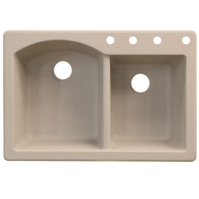 Évier de cuisine à double cuves l 33 po x l 22 po Aversa