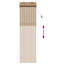  Roller Blind Adjustable Natural and Brown Bamboo Home Decor Sun Shade