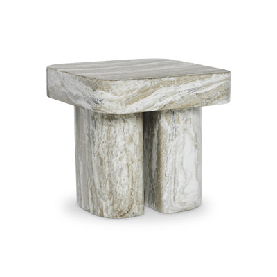 Arcadia Double Pedestal End Table