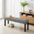 Modern Tufted Linen Dining Bench-1168663900