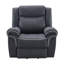 Fauteuil inclinable électrique en microfibre Domana