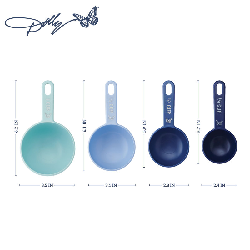 Dolly Parton Stainless Steel Measuring Cups