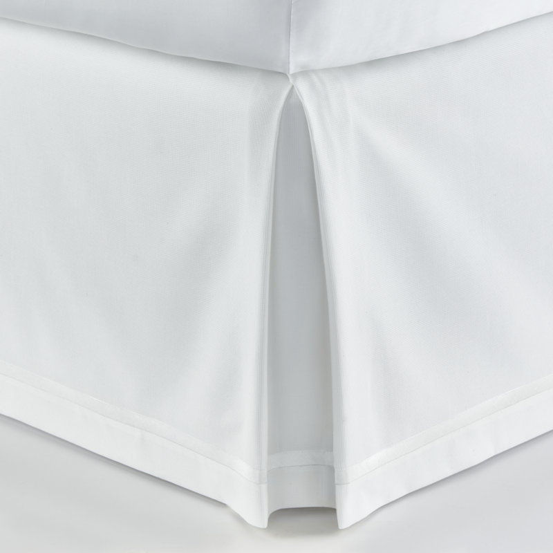 Mandalay Tailored Bed Skirt, Twin, Pearl