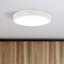 Plafonnier encastré à 1 lumière DEL Leitner - Conception minimaliste moderne, éclairage sans clignotement, profil bas, parfait pour les appartements, les lofts et les petits espaces-78574859-32967556