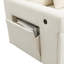 Siège en U à 6 places, 128 po x 67 po, chenille avec rangement pour accoudoirs cachés, porte-gobelets et ports de recharge pour le bar 6 et le salon contemporain-1497610865