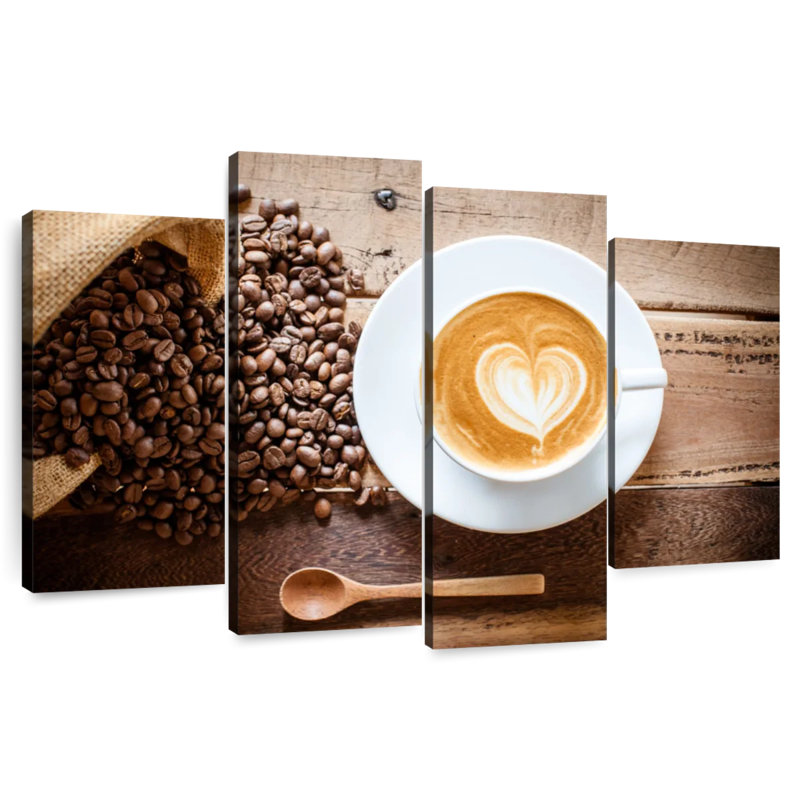 Yarlin Latte Coffee, 22" H x 36" W