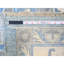 Tapis Peshawar en laine biologique bleu céruléen 9 pi 10 po x 14 pi 5064E4B82DBF403394E6FF40C2EEA089