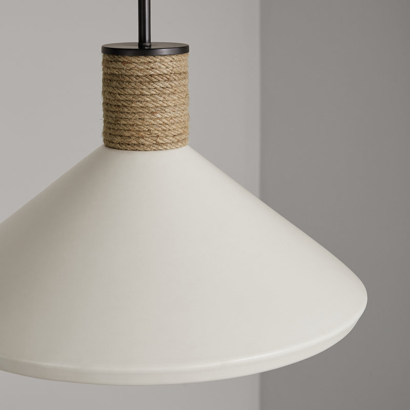 Luminaire suspendu conique à 1 lumière Gwenelle