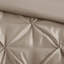 Ensemble d'édredon touffeté 7 pièces taupe