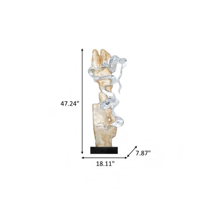 Abstract Electroplated Creative Sculpture Ornament