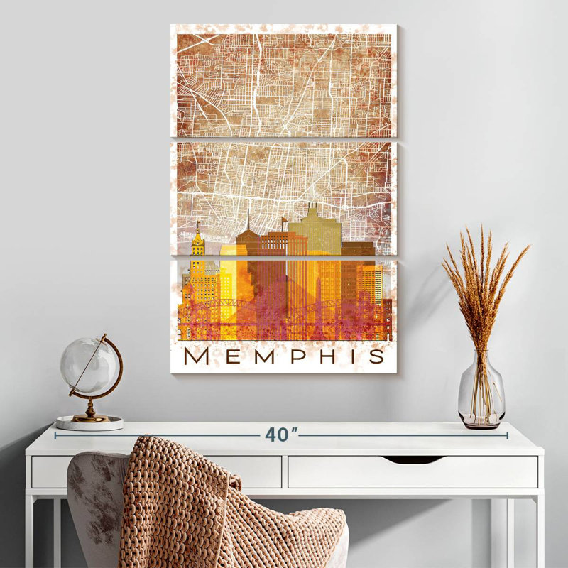 Carte de la ville d'Aliaz Memphis