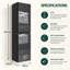 Scandinavian 40cm x 170cm Wall Mounted Cabinet-513315734