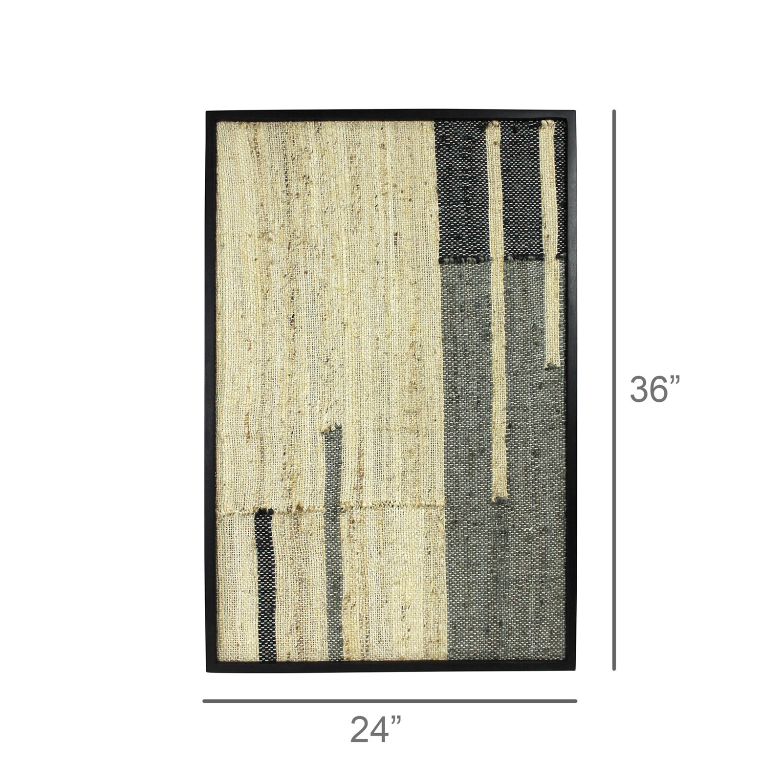 Lines On Light Woven Wall Art