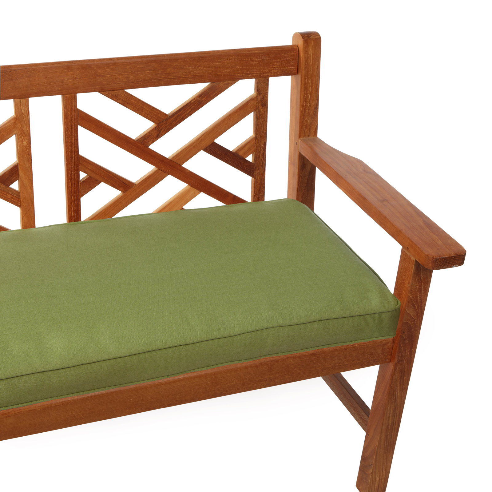 Osprey Sunbrella® Bench Cushion, 48" W x 19" D, Spectrum Cilantro Sunbrella® Plainweave