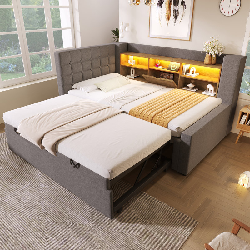 Metal Daybed, Grey
