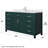 Beckett 60" Freestanding Single Bathroom Vanity with Cultured Marble Top-61855800-61129873-49797318