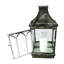 Mirror Tall Metal and Glass Wall Sconce Candle Holder