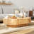 43" Modern Oval Coffee Table With Solid Wooden Veneer-419117347