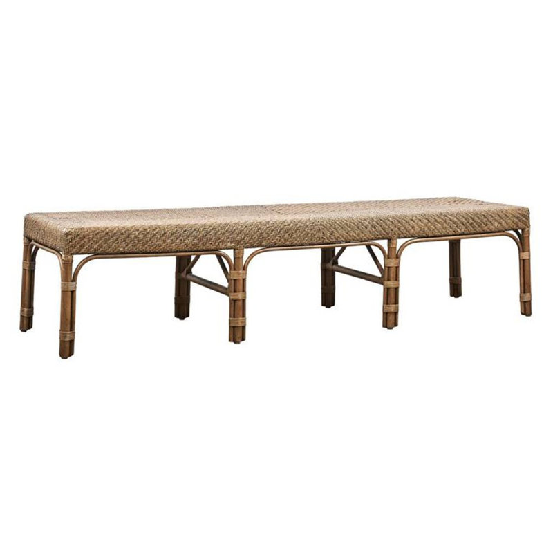 Luis Rattan Bench - Antique
