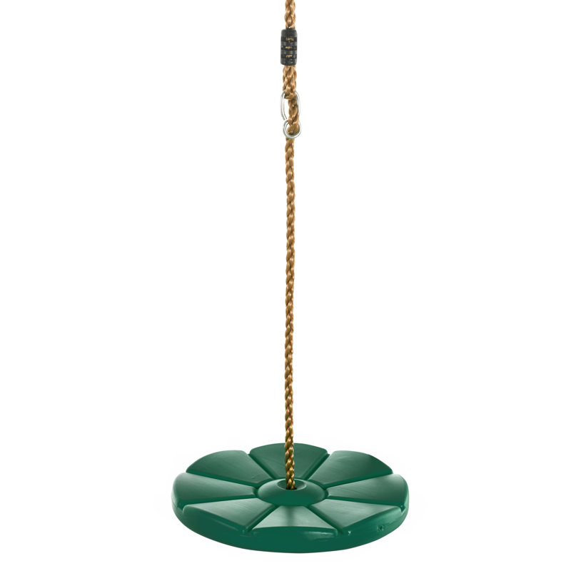 Machrus Swingan Cool Disc Swing With Adjustable Rope - Fully Assembled - Mint Green