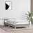 Pranavi vidaXL Fabric Platform Bed Frame, Slats Support, No Mattress-1560611686-1560611685
