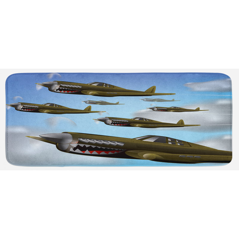 Tapis de cuisine avion