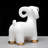 Charming Ceramic Sheep Statue – Timeless Decorative Piece