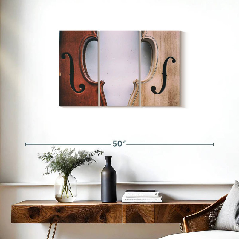 Ornements de violon Abarca, H 20 po x l 33 po