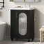 Armoire de meuble-lavabo avec tablette à deux niveaux