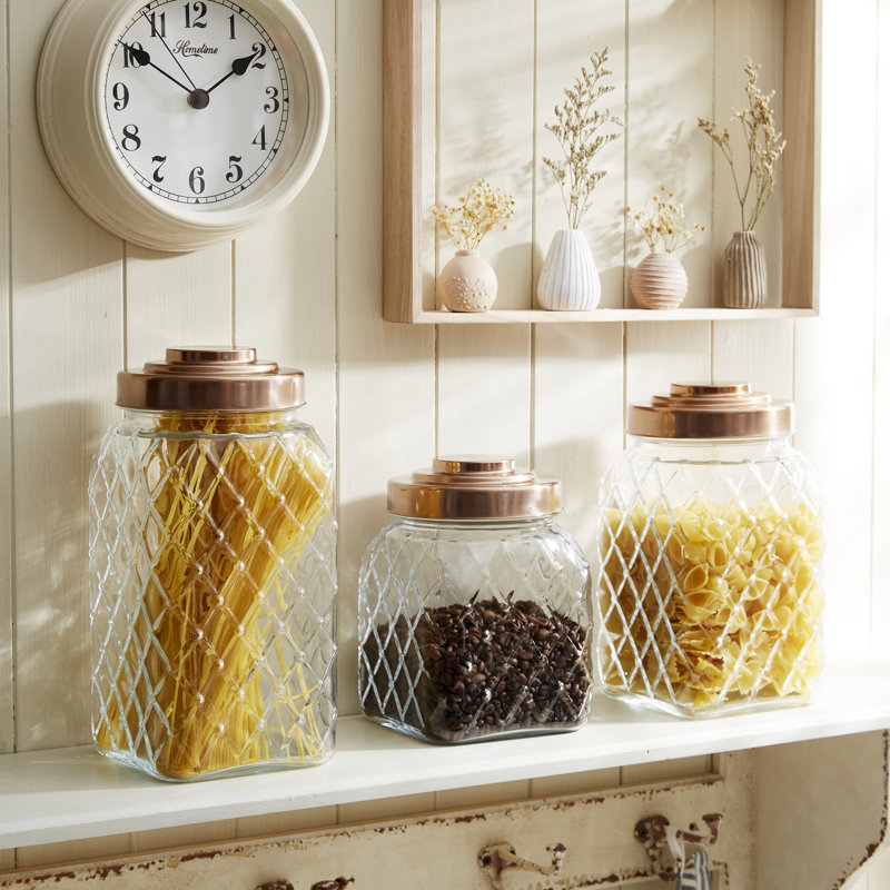 Glass Jar - Set of 3