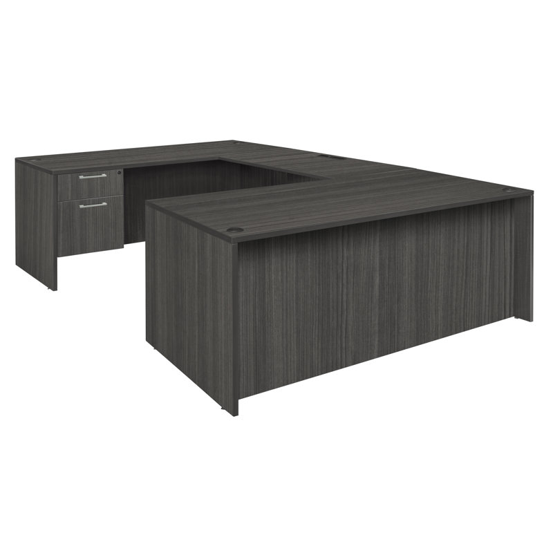 Regency Legacy U Desk with Single Pedestal Drawer Unit