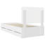 Vidaxl Bed Frame With Drawer Grey Sonoma 100 X 200 Cm Engineer Wood-1957406800-1957406797