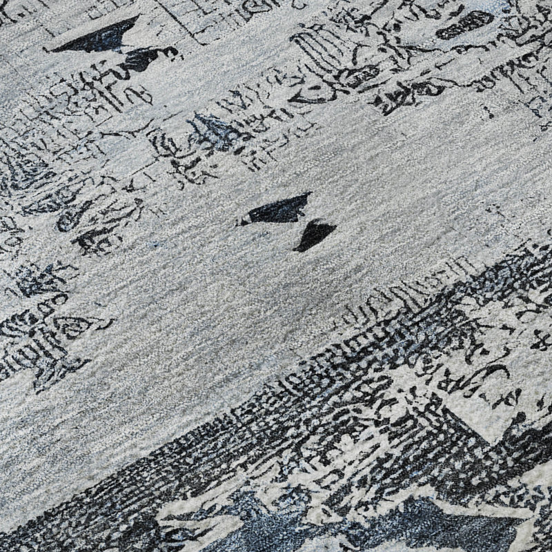 Premium Machine Washable Honig AMF1662 Global Rug, Rectangle 10' x 14'